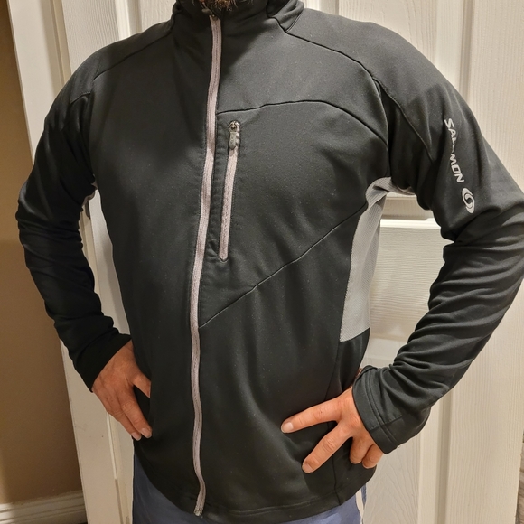 Salomon Zip Up Midlayer Jacket - Picture 10 of 11